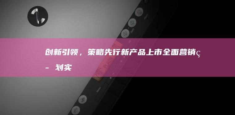 创新引领，策略先行：新产品上市全面营销策划实施方案